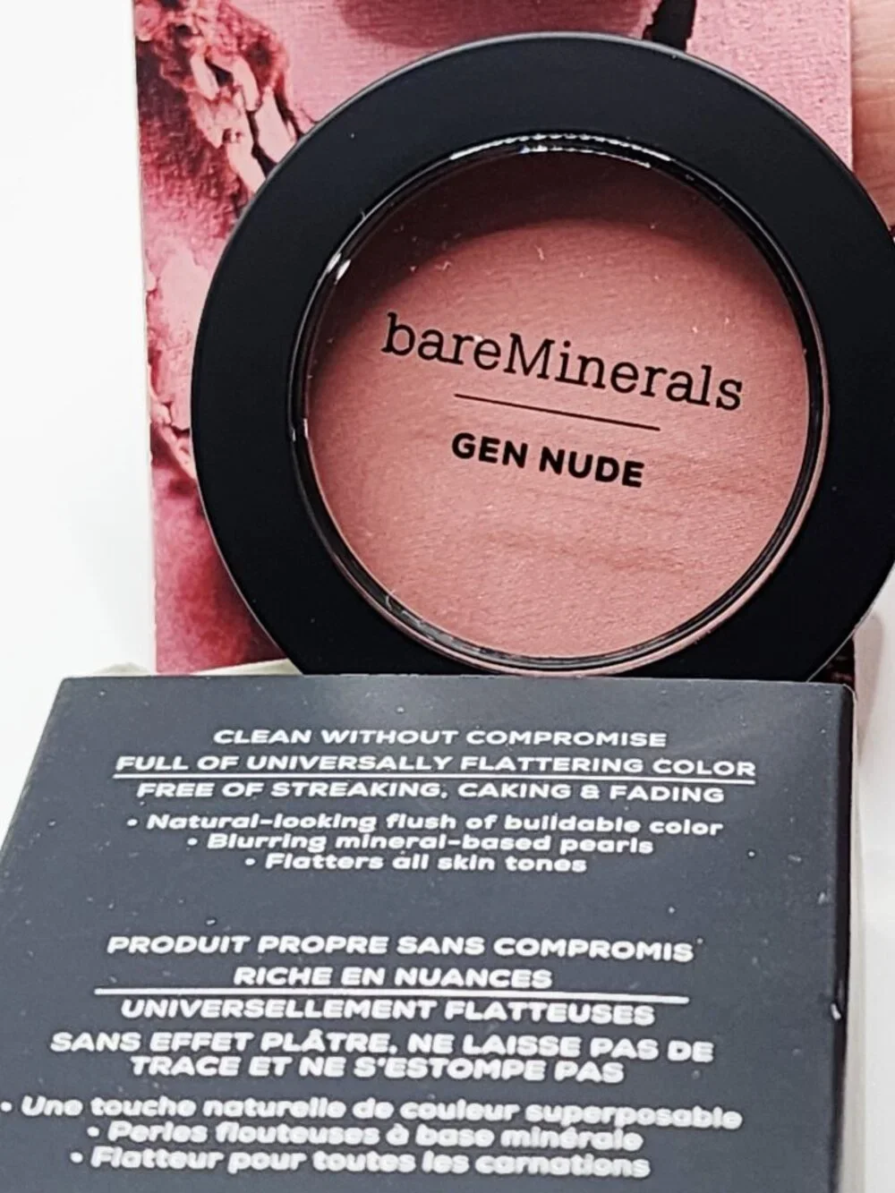 BareMinerals Gen Nude Powder Blush Call My Blush 0.21oz Full Size New In Box